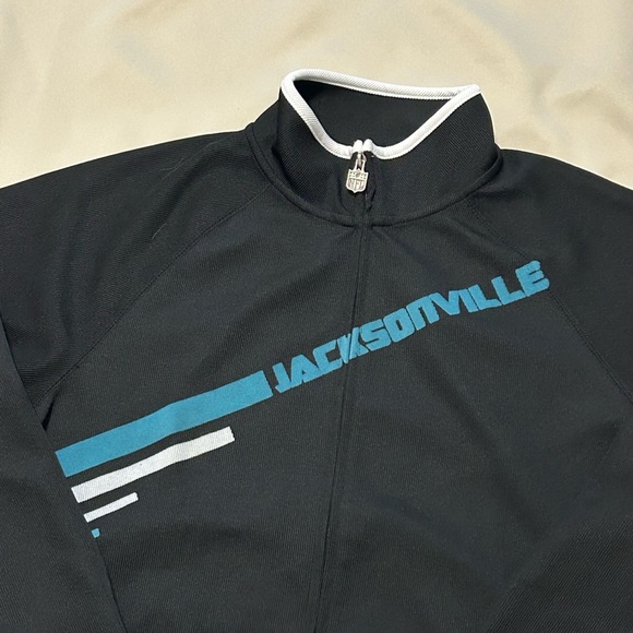 Vintage NFL Proline Jacksonville Jaguars Ribbed Zipper Jacket - L - Picture 2 of 14